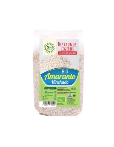 AMARANTO HINCHADO DESAYUNO BIO 125 G SOL NATURAL