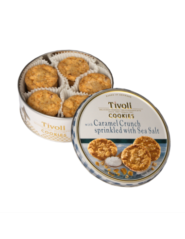 LATA GALLETAS CARAMELO SALADO TIVOLI 150 GR JACOBSEN