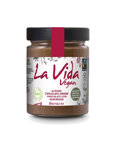 CREMA DE CHOCOLATE CON ALMENDRAS BIO 270 GR LA VIDA VEGAN