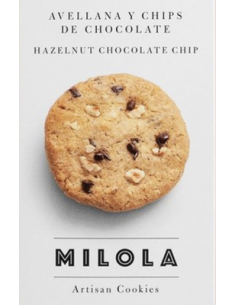 GALLETAS AVELLANA Y CHIPS CHOCOLATE MILOLA 140 GRS.