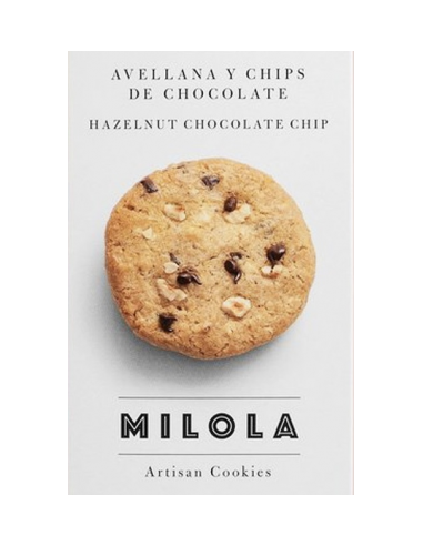 GALLETAS AVELLANA Y CHIPS CHOCOLATE MILOLA 140 GRS.