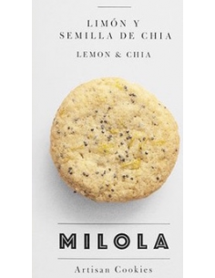 GALLETAS LIMÓN Y CHIA MILOLA 140 GRS.