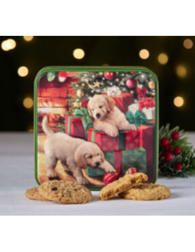 LATA GALLETAS CACHORRO NAVIDAD 200 GR...