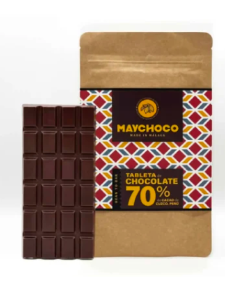CHOCOLATE 70% CACAO CUZCO 70 GR MAYCHOCO