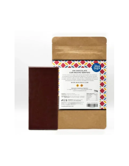 CHOCOLATE 70% CACAO CUZCO 70 GR MAYCHOCO