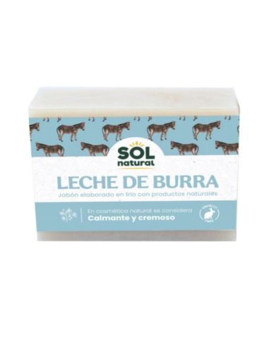 JABÓN DE LECHE DE BURRA 100 GR SOL...