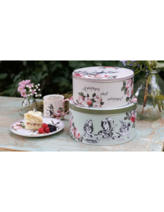 SET DE 2 LATAS ALICIA EN EL PAÍS DE LAS MARAVILLAS V&A 2