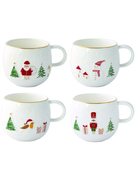 TAZA LET IT SNOW 450 ML CON FILTRO Y TAPA EASY LIFE