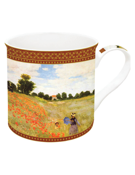 SET 2 TAZAS ESPRESSO COQUELICOTS CON PLATO 75 ML EASY LIFE