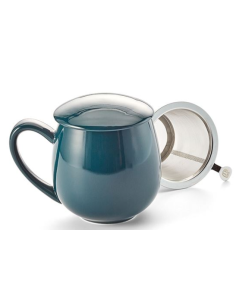 TAZA SAARA VERDE OSCURO PORCELANA  0.35 L 2