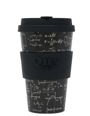 VASO CON TAPA EINSTEIN 400 ML QUYCUP