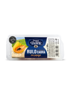 RULO DE QUESO CABRA CON PAPAYA 100 GR EL PASTOR