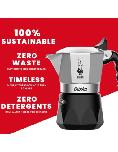 CAFETERA NEW BRIKKA 2 TAZAS BIALETTI