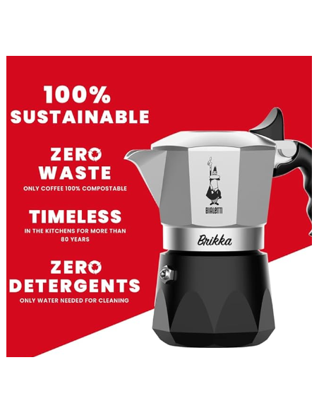 CAFETERA NEW BRIKKA 2 TAZAS BIALETTI