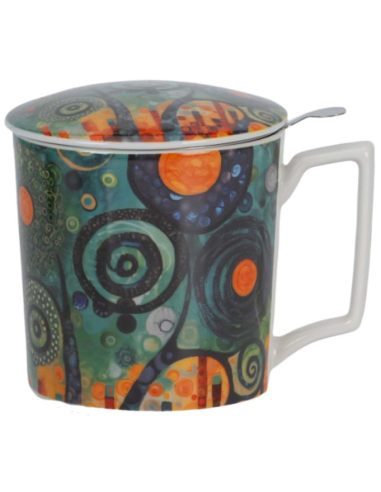 TAZA TWISTED PORCELANA 0.4 L FILTRO Y...