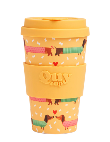 VASO CON TAPA DANTE 400 ML QUYCUP