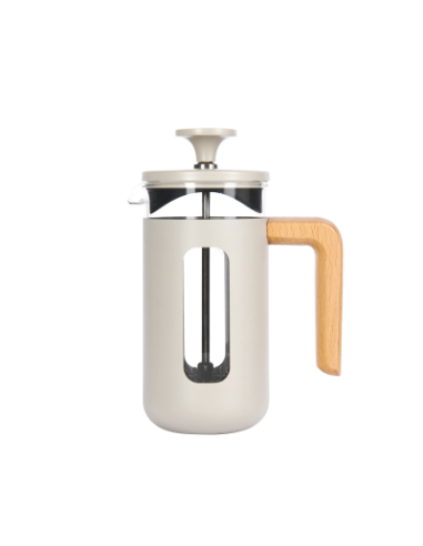 CAFETERA DE ÉMBOLO CREMA 3 TAZAS LA...
