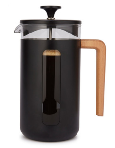 CAFETERA DE ÉMBOLO NEGRA 8 TAZAS LA CAFETIERE