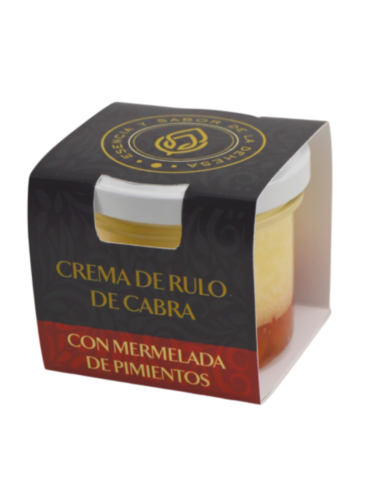 CREMA RULO DE CABRA CON MERMELADA DE...