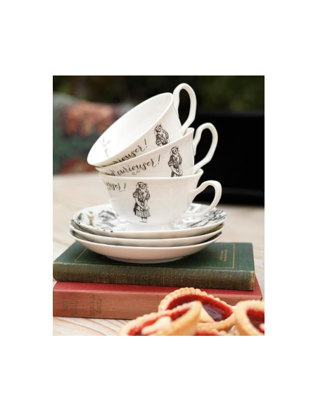TAZA CON PLATO ALICIA EN EL PAÍS DE LAS MARAVILLAS 0.21 L V&A
