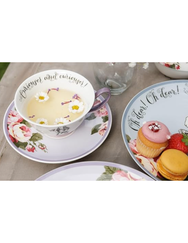 TAZA CON PLATO COLOR ALICIA EN EL...