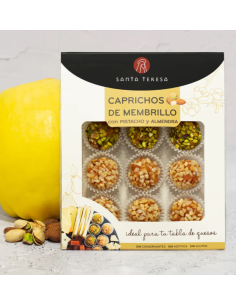 CAPRICHOS DE MEMBRILLO CON PISTACHO