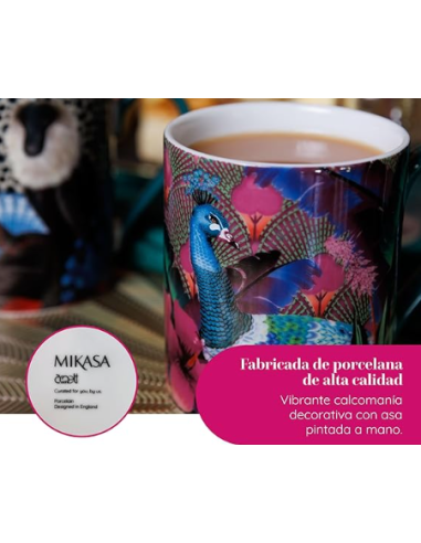 TAZA PEACOCK 350 ML MK