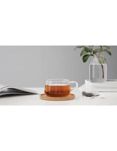 TAZA VIVA CLASSIC CRISTAL 0.25 L CON PLATO VIVA ESCANDINAVIA 2