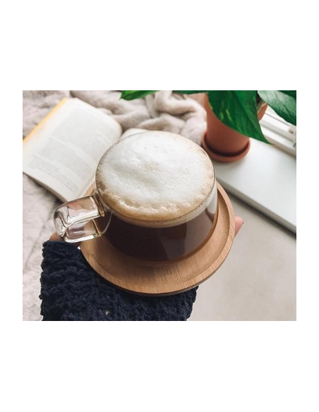 TAZA VIVA CLASSIC CRISTAL 0.25 L CON PLATO VIVA ESCANDINAVIA