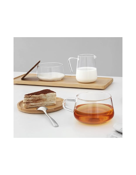 TAZA VIVA CLASSIC CRISTAL 0.25 L CON PLATO VIVA ESCANDINAVIA