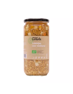 LENTEJAS CON VERDURAS BIO 720 GR CARLOTA ORGANIC