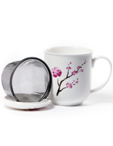 TAZA CHERRY BLOSSOM, PORCELANA 0.38L