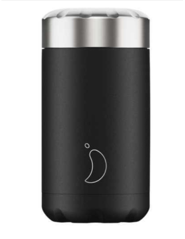 CHILLYS TERMO SÓLIDO NEGRO 500 ML