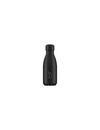 BOTELLA CHILLYS NEGRO MATE TOTAL  260 ML