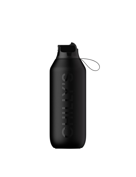 BOTELLA CHILLYS SERIE 2 FLIP NEGRA 500 ML