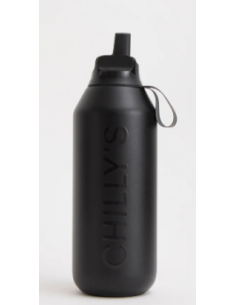 BOTELLA CHILLYS SERIE 2 FLIP NEGRA 500 ML