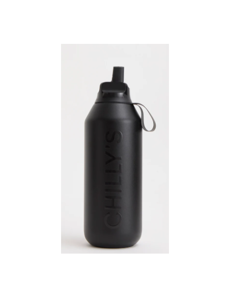 BOTELLA CHILLYS SERIE 2 FLIP NEGRA 500 ML
