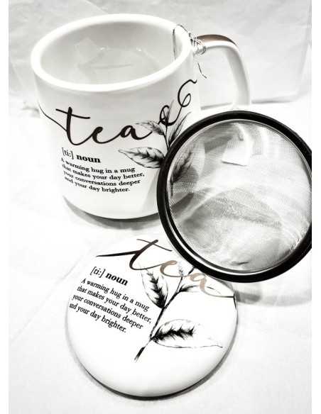 TAZA IVA PORCELANA 0.4 L FILTRO Y TAPA