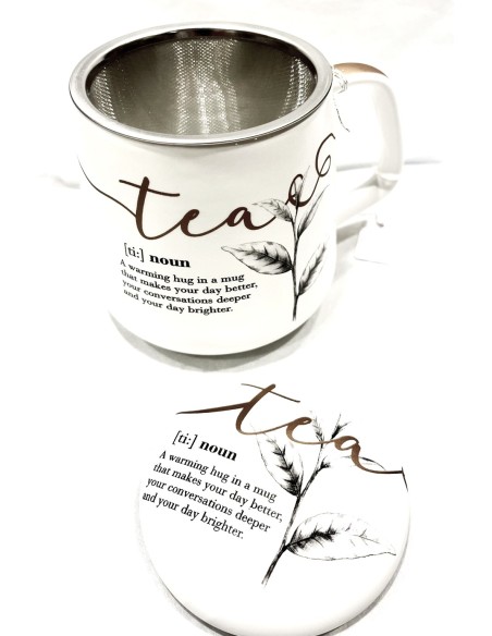 TAZA IVA PORCELANA 0.4 L FILTRO Y TAPA
