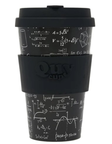 VASO CON TAPA EINSTEIN 400 ML QUYCUP