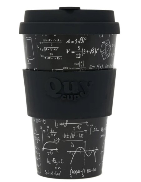 VASO CON TAPA EINSTEIN 400 ML QUYCUP