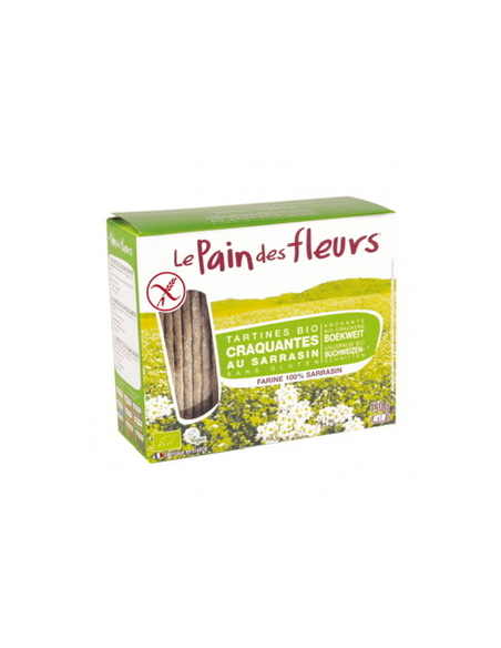 CRACKER TRIGO SARRACENO SIN GLUTEN BIO 150 GR. LE PAIN DES FLEURS