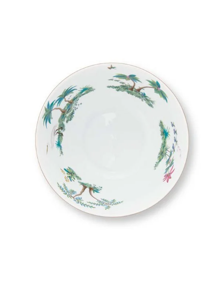 BOWL JOLIE GOLD DOTS GREEN 15 CM PIP STUDIO