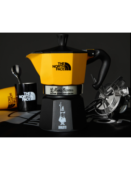 SET MOKA ESPRESS THE NORTH FACE 3 TAZAS BIALETTI