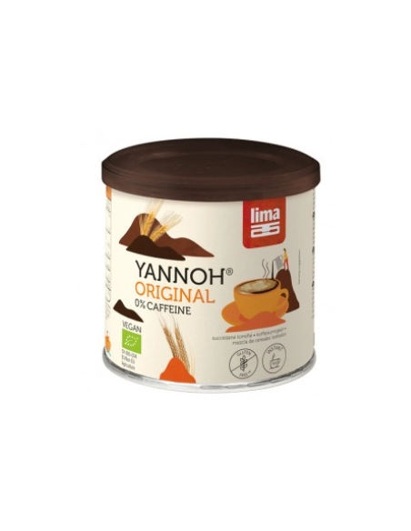 YANNOH INSTANTÁNEO CAFÉ DE CEREALES BIO LATA 125 GR LIMA