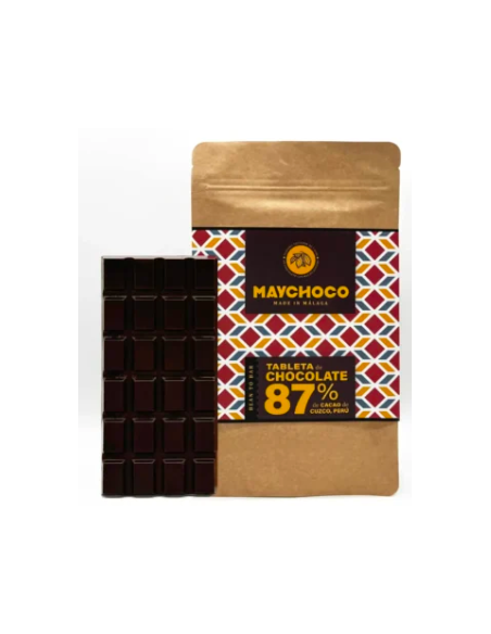 CHOCOLATE 87% CACAO 70 GR MAYCHOCO