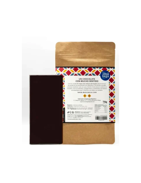 CHOCOLATE 87% CACAO 70 GR MAYCHOCO