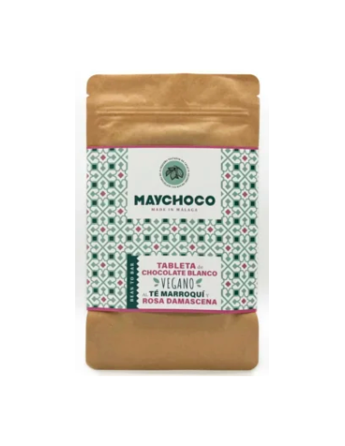 CHOCOLATE BLANCO VEGANO CON TÉ MARROQUÍ