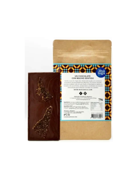 CHOCOLATE CON LECHE CON QUESO DE CABRA PAYOYA Y PAN DE HIGO 70 GR MAYCHOCO