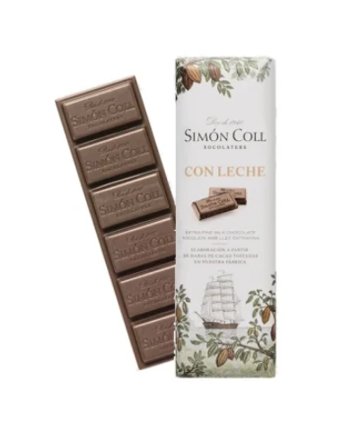 CHOCOLATINA CON LECHE 25 GRS. SIMON COLL